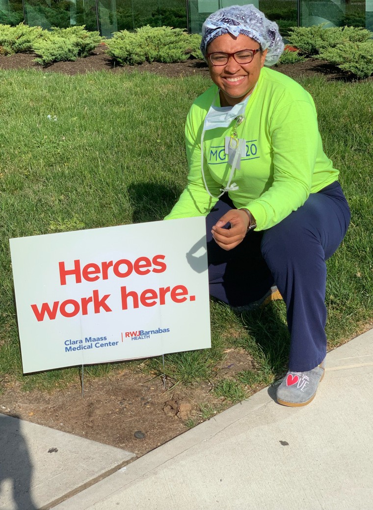 Reese Brown during her travel nurse assignment, a symbol of dedication in the healthcare sector