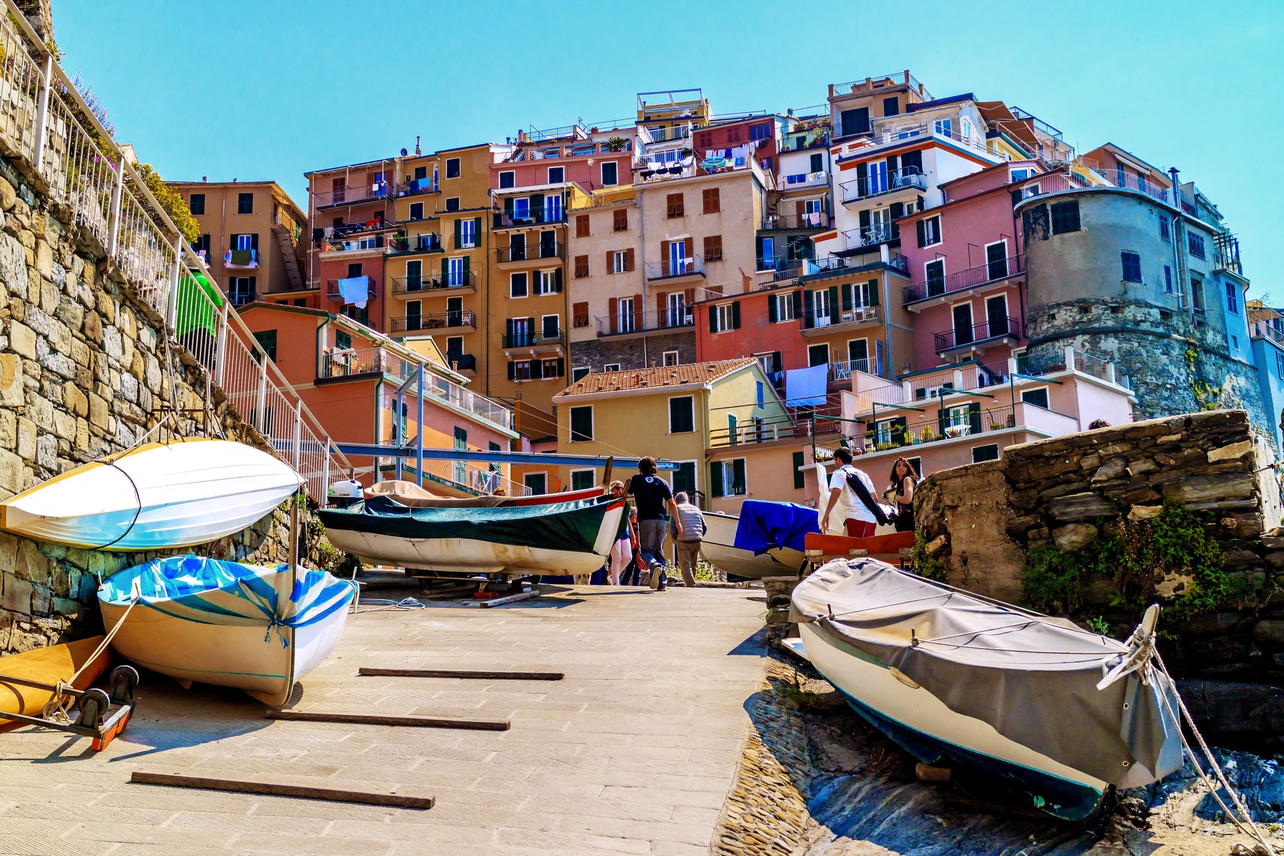 The village of Manarola in Cinque Terre