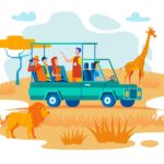 African Safari Travel Concept