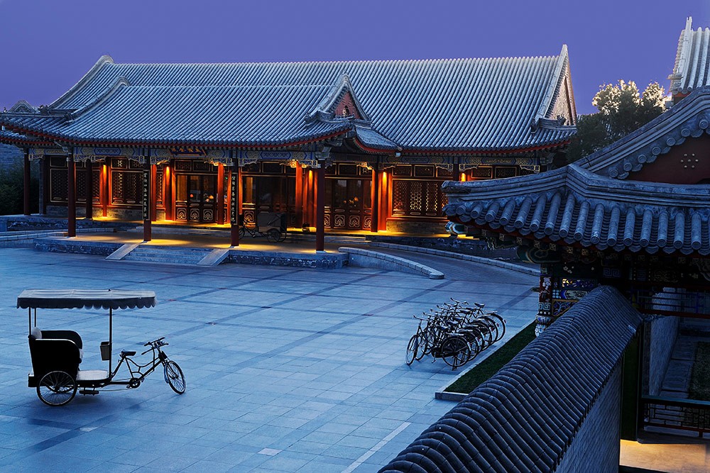 Aman Summer Palace in China. The weather is great in China in October.