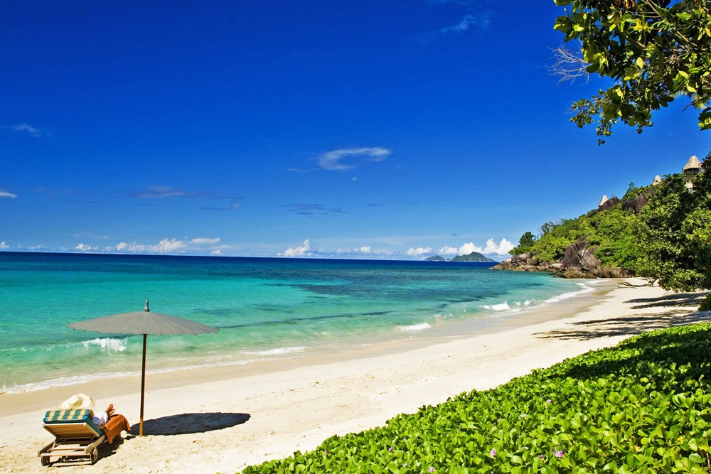 Maia Luxury Resort, Anse Louis Beach, Seychelles. October brings a mix of good weather and value to the area.