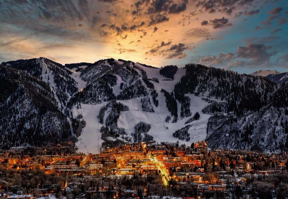 Aspen Snowy Scenery