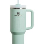 Stanley Quencher H2.0 FlowState Tumbler in Mint Soft Rain