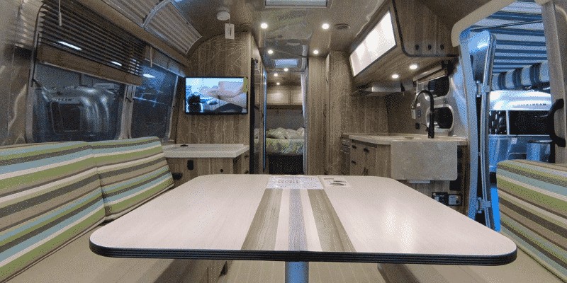 RV Interior with Comfortable Seating