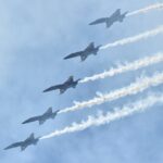 Blue Angels flying in formation