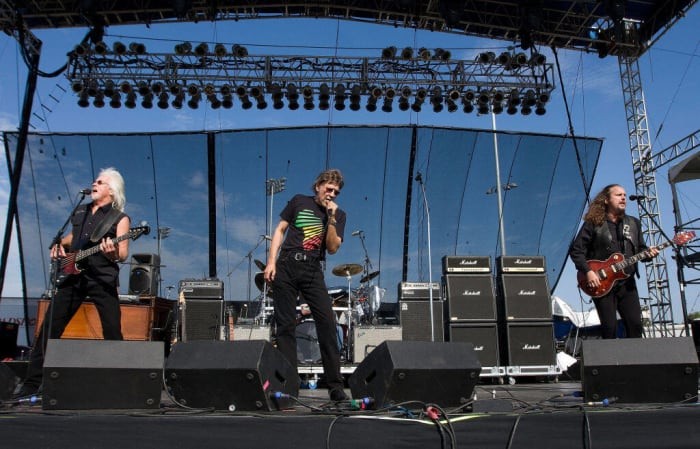 Steppenwolf performs Born to be Wild on stage
