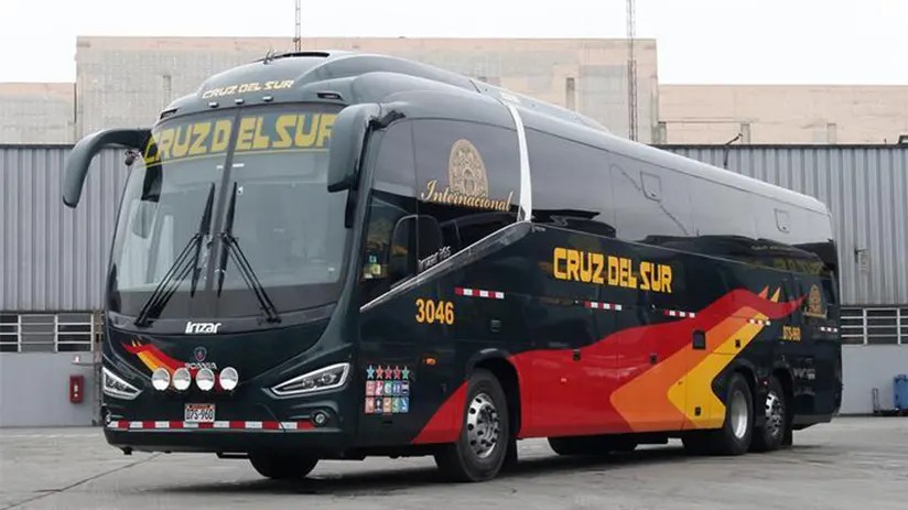 Traveling by bus from Lima