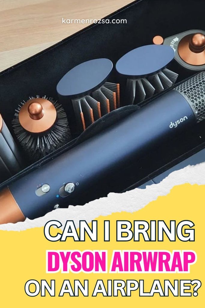 Dyson Airwrap Packed for Travel