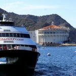 Catalina Express ferry approaching Avalon harbor