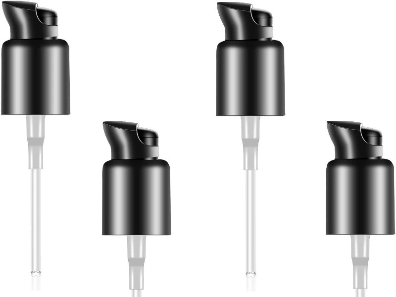 Cosmetic Pumps showing how pump bottles are closed