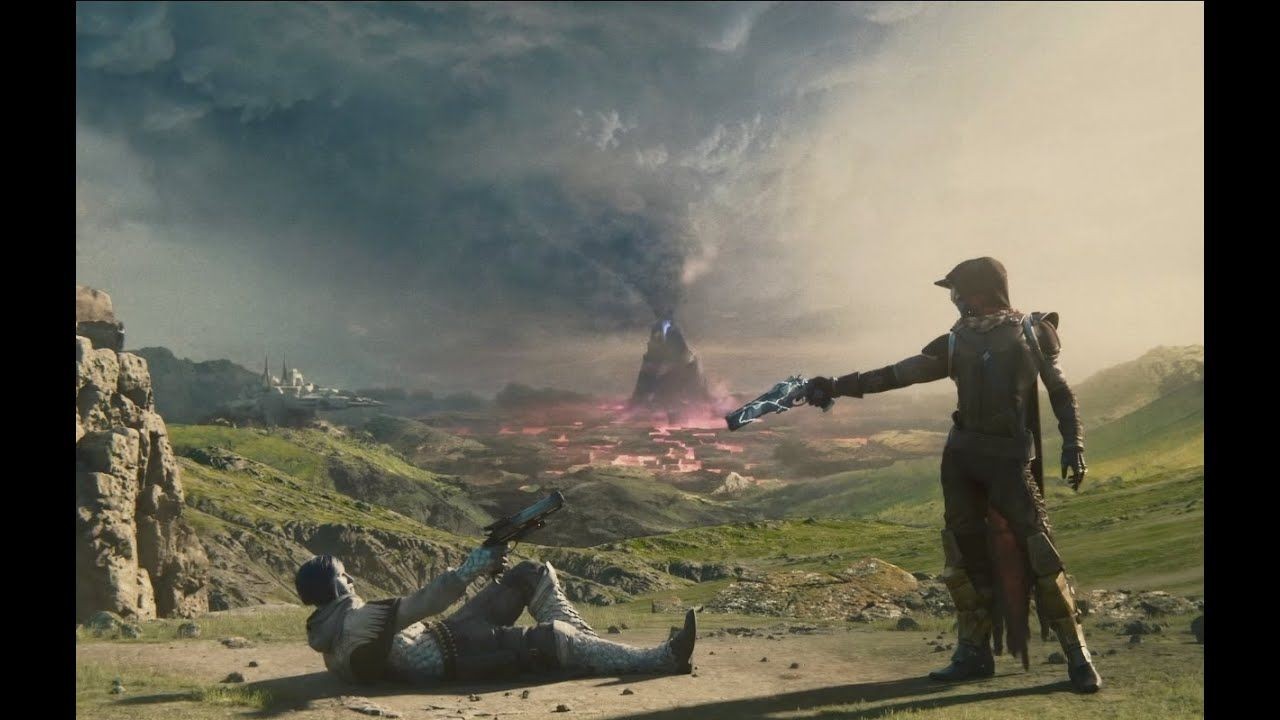 crow and cayde