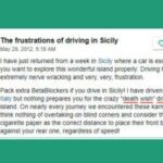 driving sicily