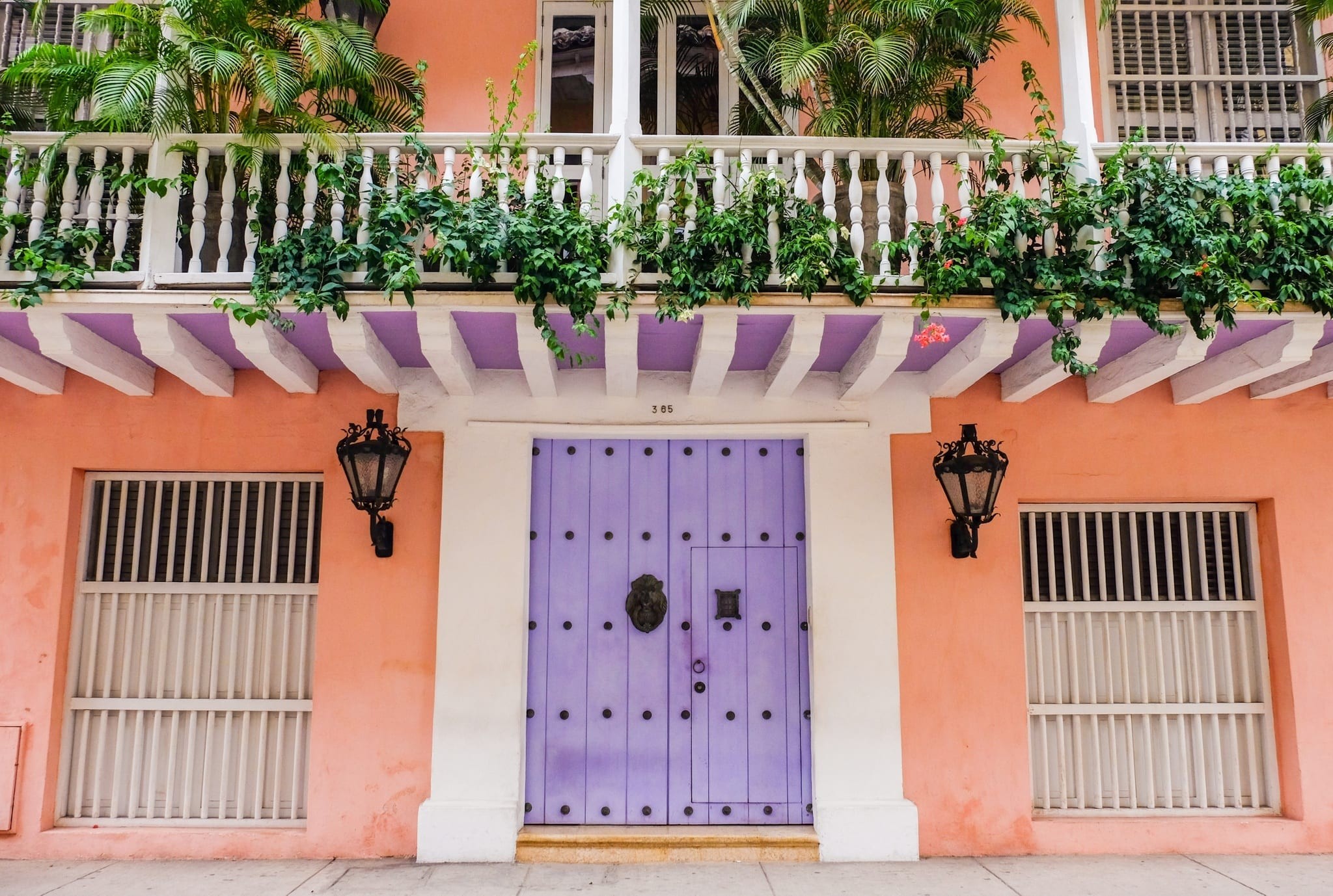 Colorful streets of Cartagena