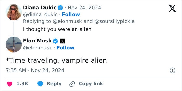 Elon Musk's claim of being verified since 3000 BCE on X, contributing to the time travel jokes