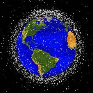 Comparison of space debris speed to other objects