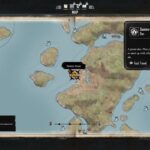 Sainte-Anne highlighted on the Skull and Bones map, revealing the ability to Fast Travel in the location