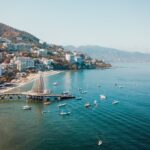 Playa Los Muertos beach and pier in Puerto Vallarta