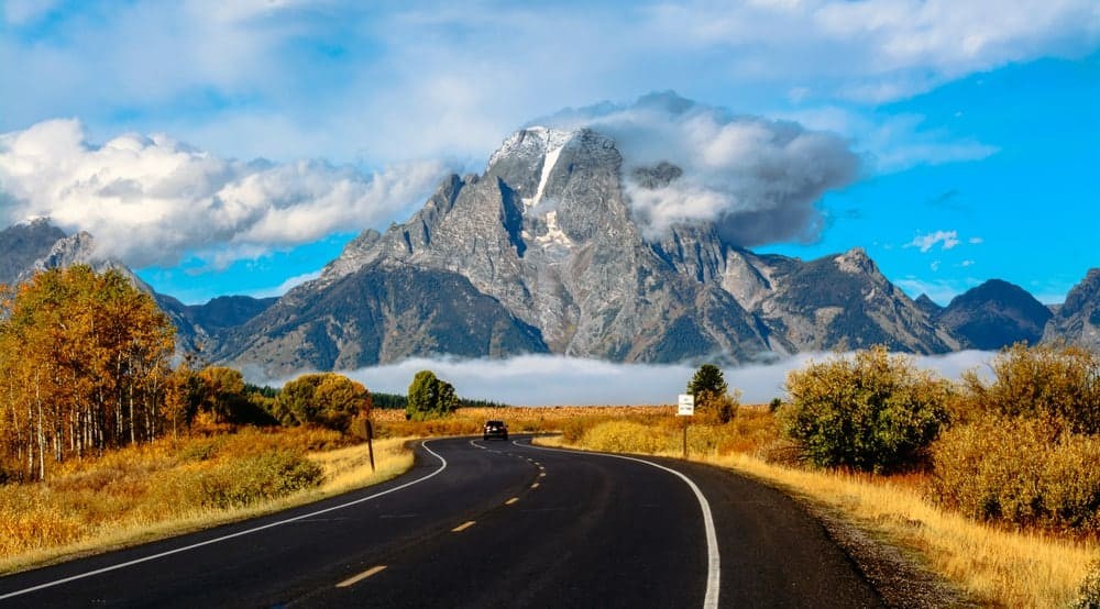 Grand Teton National Park, Wyoming, in the fall