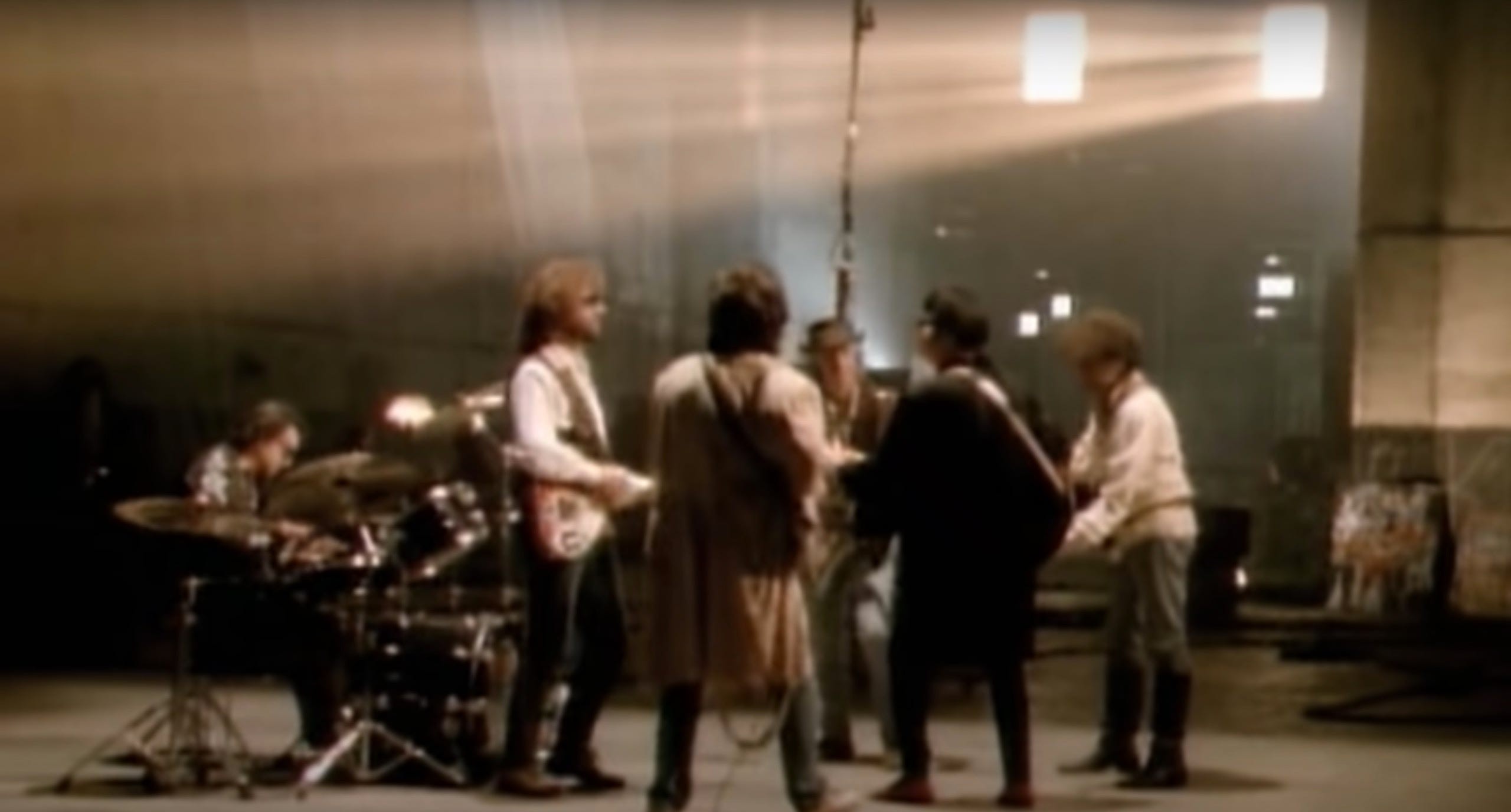 Jim Keltner with the Traveling Wilburys