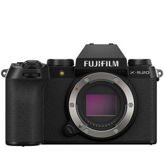 Fujifilm X-S20 on a white background