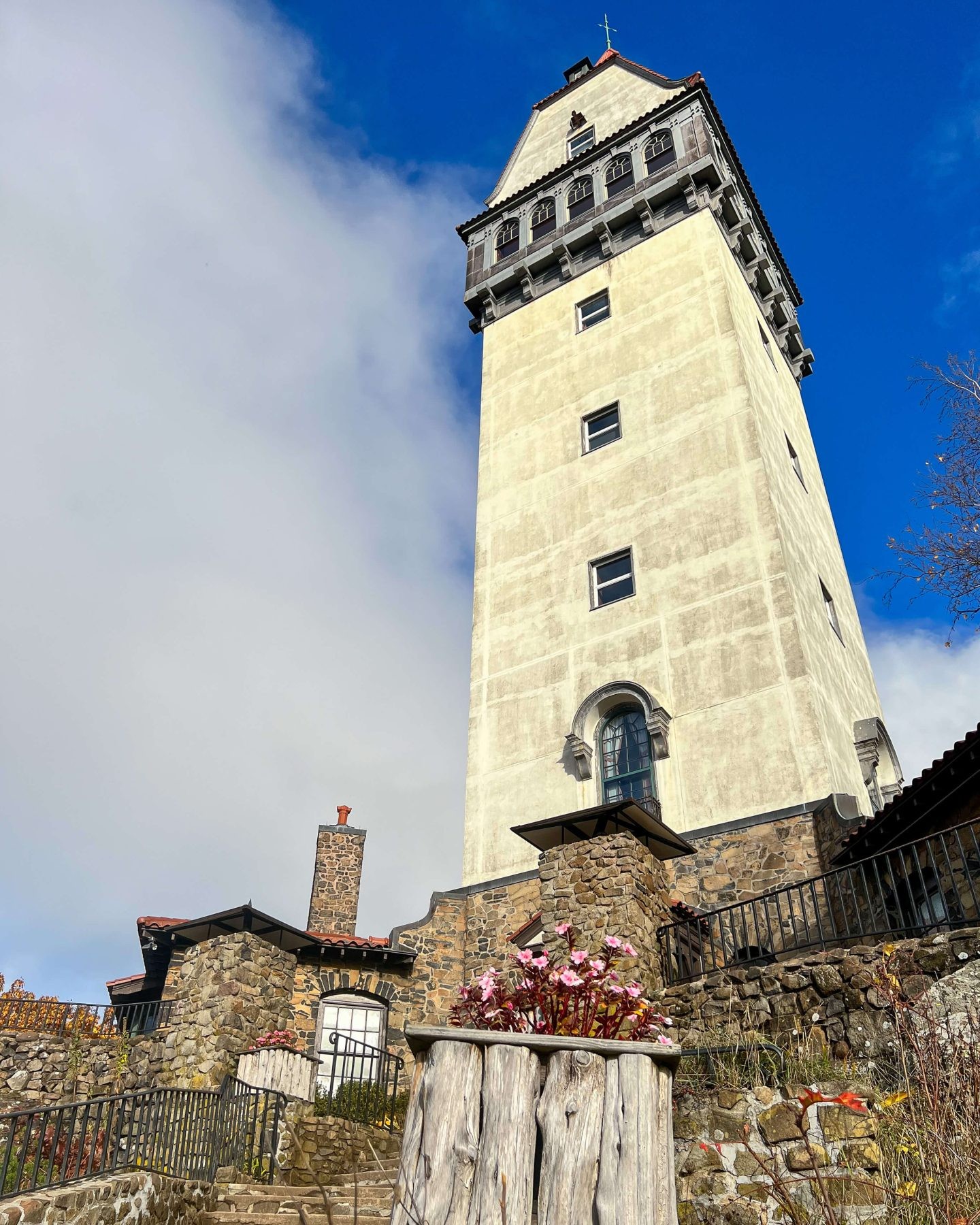 Heublein Tower, Simsbury. Connecticut’s iconic tower stands tall.