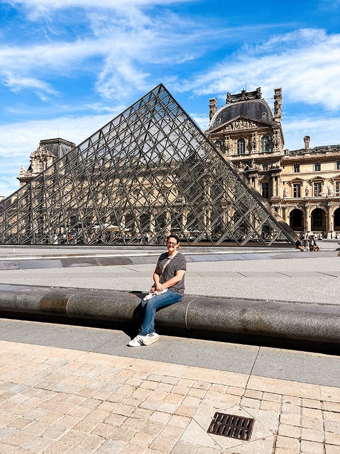 The Louvre museum of Paris