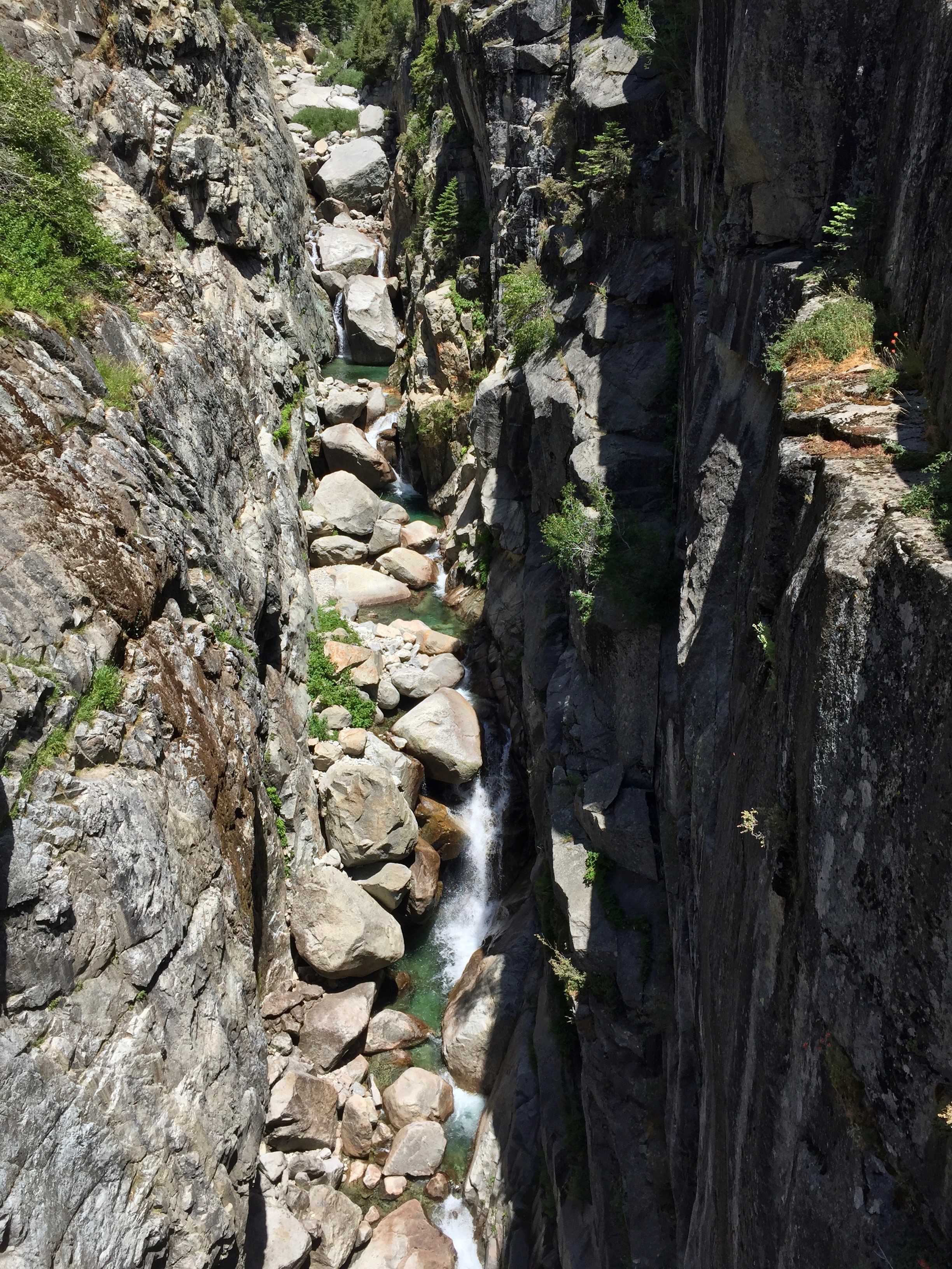 Bridge over Middle Kaweah River, High Sierra