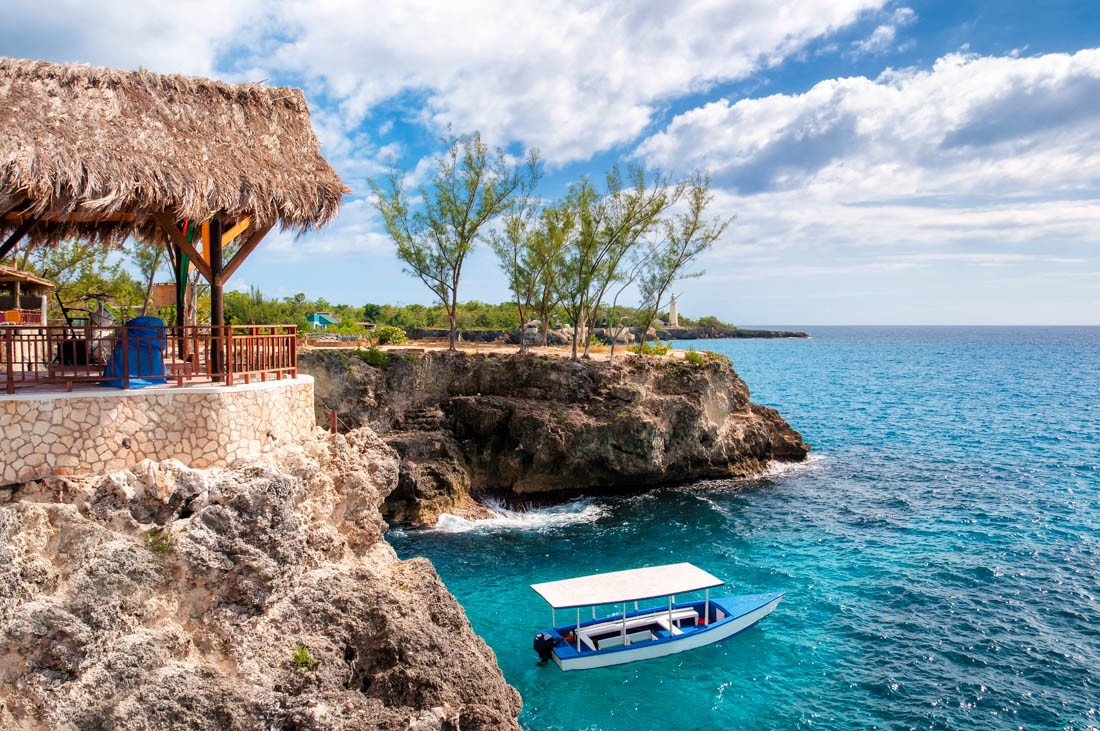 Couple Enjoying Sunset in Negril