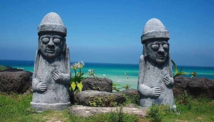 Jeju Island showcasing the natural landmarks and cultural elements