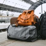 Luggage at Train Station