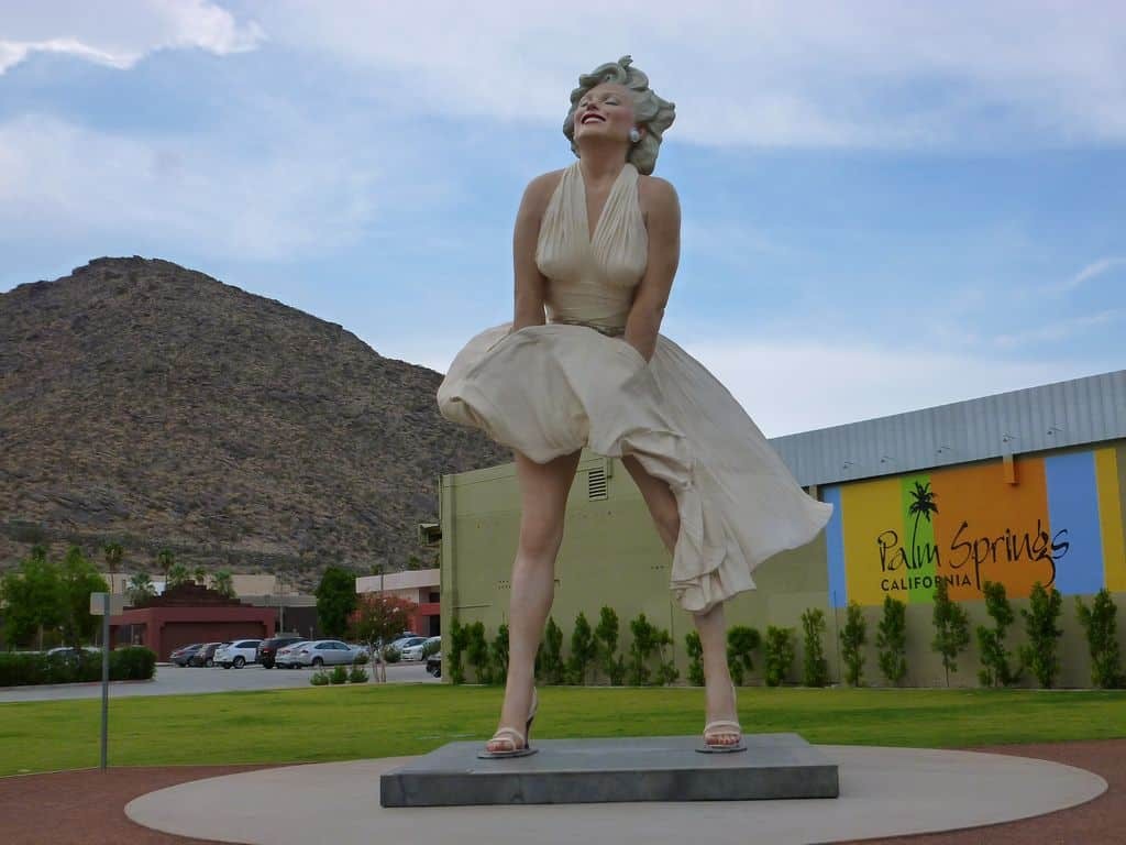 Marilyn Monroe Statue in Palm Springs
