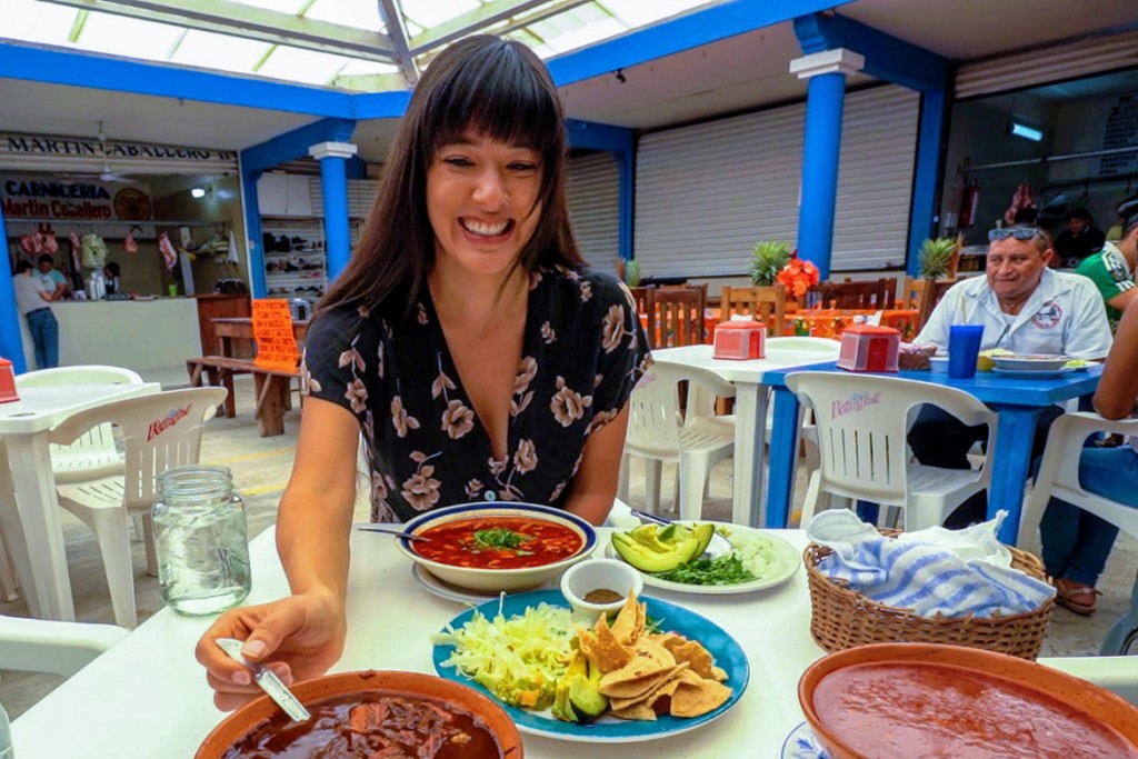 Filming in Tulum, Mexico
