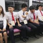 North Korean students studying abroad. These students are often studying Chinese language or sciences such as chemistry and physics.