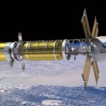 Conceptual spacecraft powered by nuclear thermal propulsion for enhanced space travel