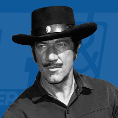 Richard Boone as Paladin in Have Gun Will Travel, a sophisticated gun-for-hire.