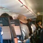 Cowboy Hat on a Plane