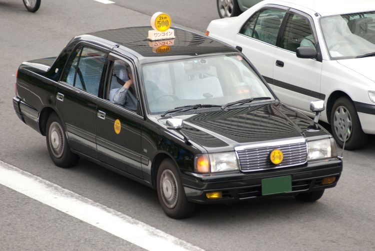 Taxi in Japan, suitable for short trips