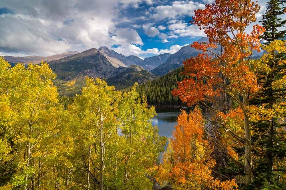 Rocky Mountain National Park in autumn colors