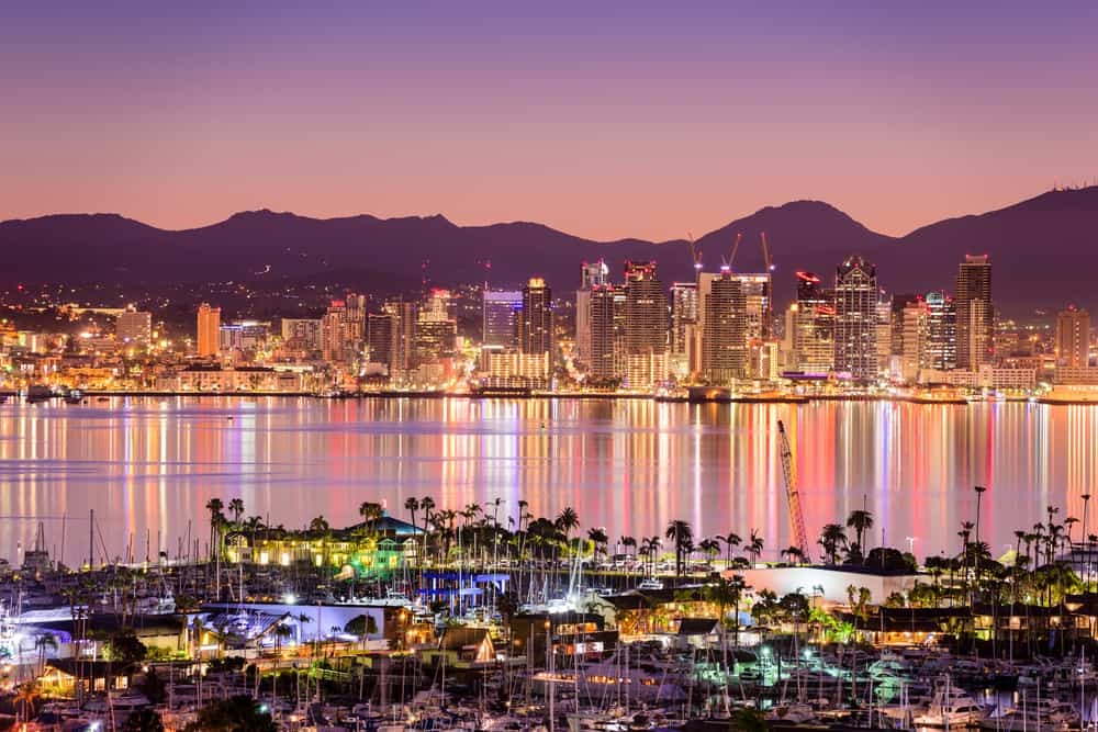 San Diego in the winter