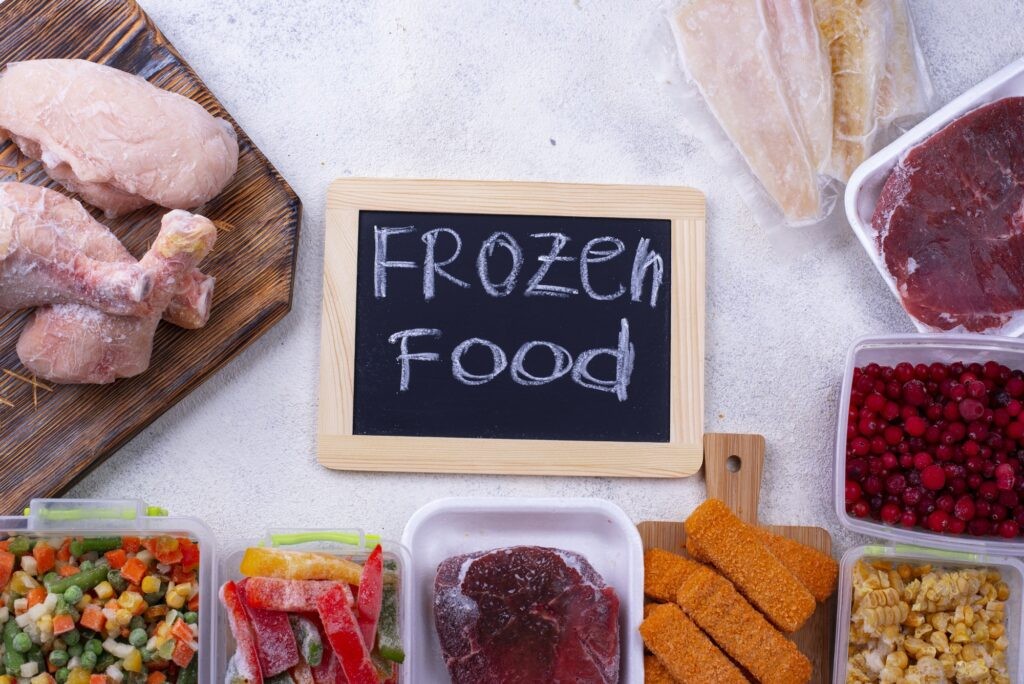 Frozen Food Products Ready for Travel