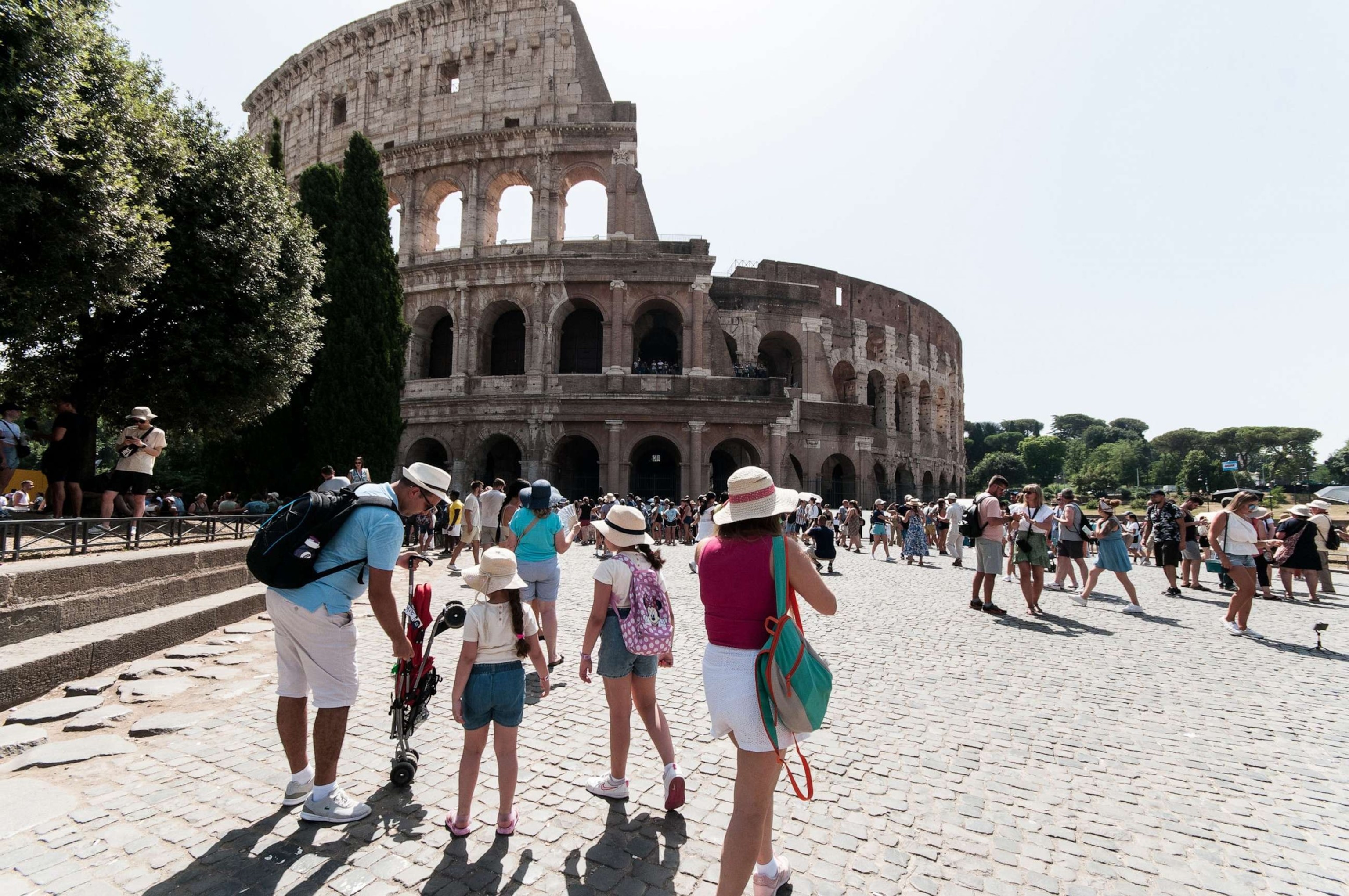 Tourist couple with map