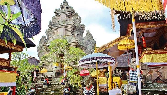 Downtown Ubud, Bali, Indonesia highlighting the town's cultural and natural attractions