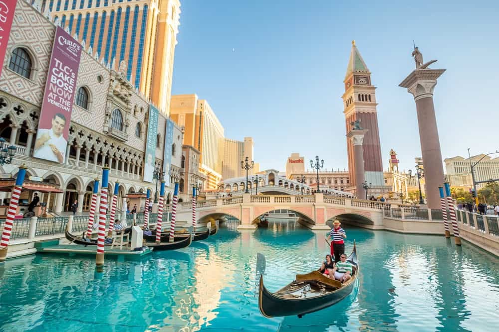 The Venetian Hotel in Las Vegas, one of the city's iconic hotels.