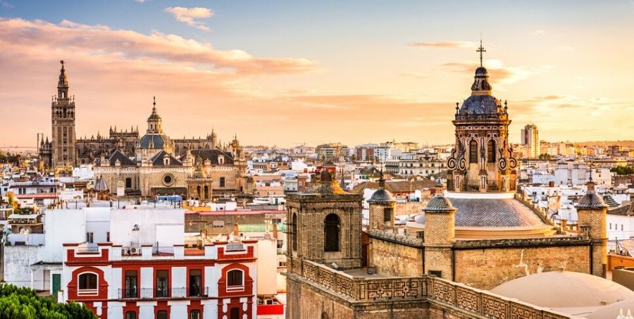 Seville Cityscape Spain Holiday