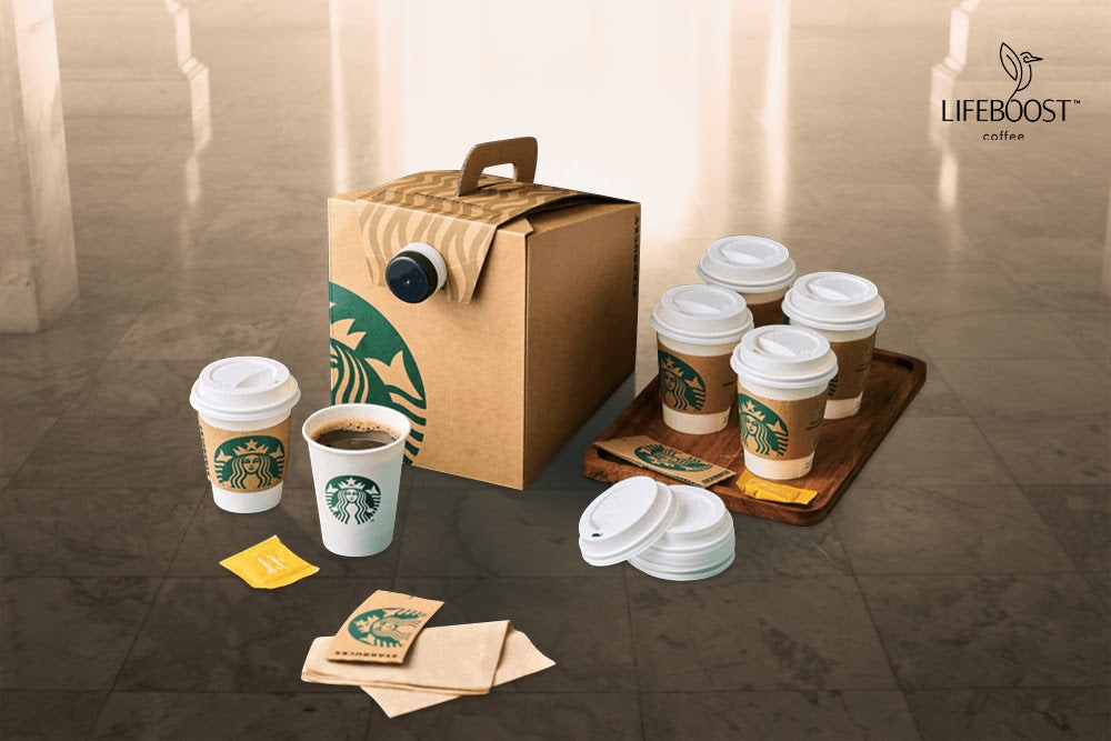 Starbucks Coffee Traveler is perfect for meetings, picnics, or breaks with friends.