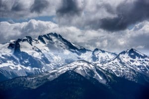 Whistler, British Columbia, showcasing its picturesque snowy landscape and vibrant winter activities.