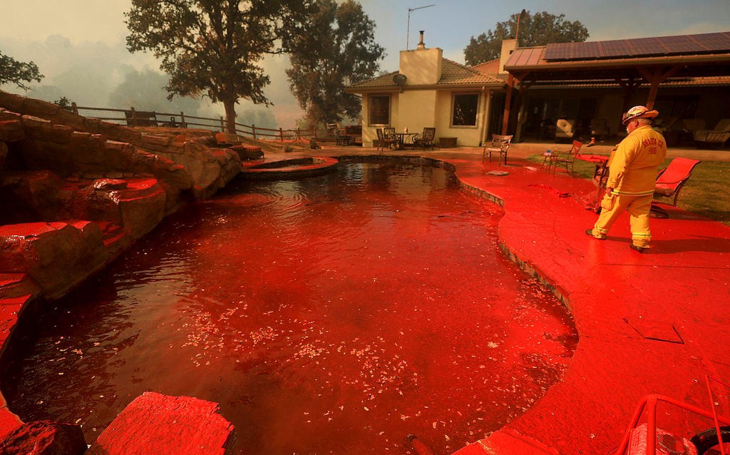 Fire Retardant Effects on Pools