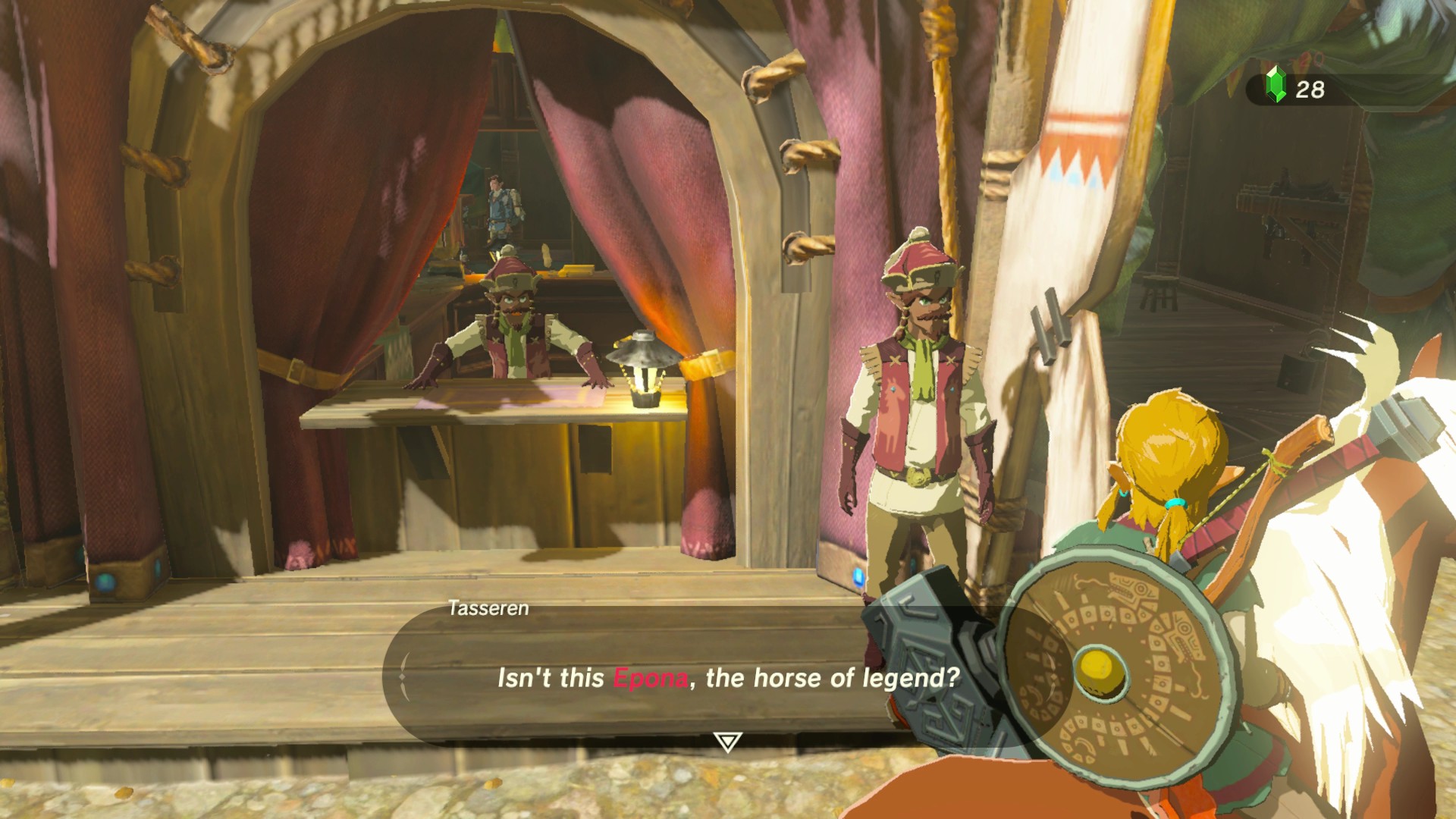 Giant Horse in Breath of the Wild